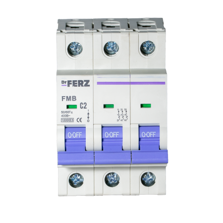 FMB-C 10kA 3P 02 х-ка C Автоматический выключатель